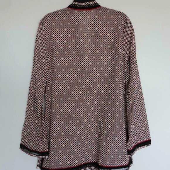 NWT TORY BURCH Cotton Voile Multi Color Tory Tunic Top Blouse Shirt 6 - Picture 7 of 7